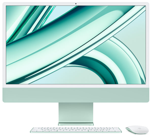iMac 24-inch 4.5K - Apple M3 Chip / 8-core CPU / 8-core GPU / 8GB Unified Memory / 256GB SSD - Green