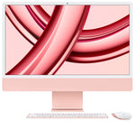 iMac 24-inch 4.5K - Apple M3 Chip / 8-core CPU / 10-core GPU / 8GB Unified Memory / 256GB SSD - Pink