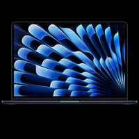 15-inch MacBook Air: Apple M3 chip with 8-core CPU and 10-core GPU, 16GB, 512GB SSD - Midnight