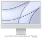 24-inch iMac with Retina 4.5K display: Apple M4 chip with 8-core CPU and 8-core GPU, 16GB, 256GB SSD - Silver