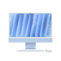 24-inch iMac with Retina 4.5K display: Apple M4 chip with 10-core CPU and 10-core GPU, 16GB, 256GB SSD - Blue