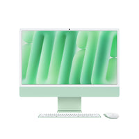 24-inch iMac with Retina 4.5K display: Apple M4 chip with 10-core CPU and 10-core GPU, 24GB, 512GB SSD - Green